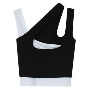 🔮2/40$🔮 NWOT Fake double layer tank top crop